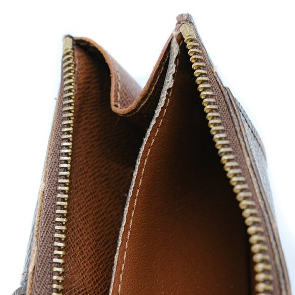 LOUIS VUITTON Authentic Brown Monogram Leather Pochette Fanny Pack - Picture 15 of 16